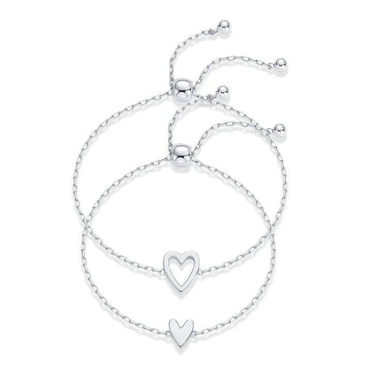 Theia™ Matching Hearts Bracelet